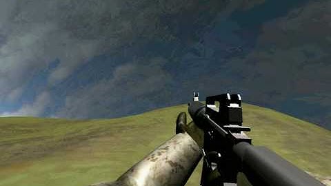 Blender FPS game update