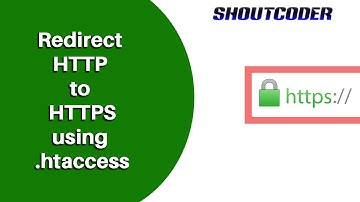 Redirect http to https using .htaccess file in cPanel (301 Rule) | shoutcoder.com