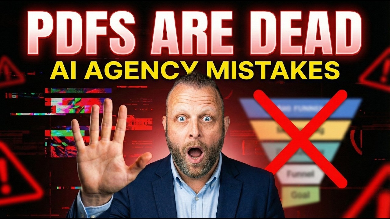 Voice AI agent replacing PDF lead magnets
