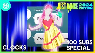 Clocks by Coldplay - Just Dance 2024 Fanmade Mashup (100 Subs Special)