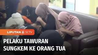 Video Aksi Tawuran Pelajar di Bekasi Viral di Sosmed, Pelaku Tawuran Sungkem Orang Tua | Liputan 6