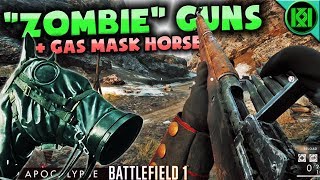 Battlefield 1 Apocalypse Weapons Legendary Skins Gas Mask Horse Zombie Guns Bf1 Dlc Gameplay
