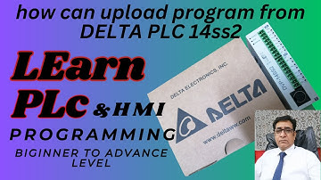 how can upload program from delta plc 14ss2