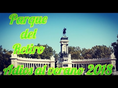 Parque del Retiro Adios al verano 2018😎👉👍 kayak flight
