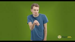 spit in ASL