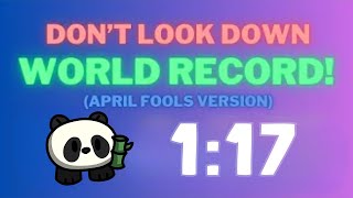 Gimkit Don't Look Down 1:17 Speedrun (April Fools Version)