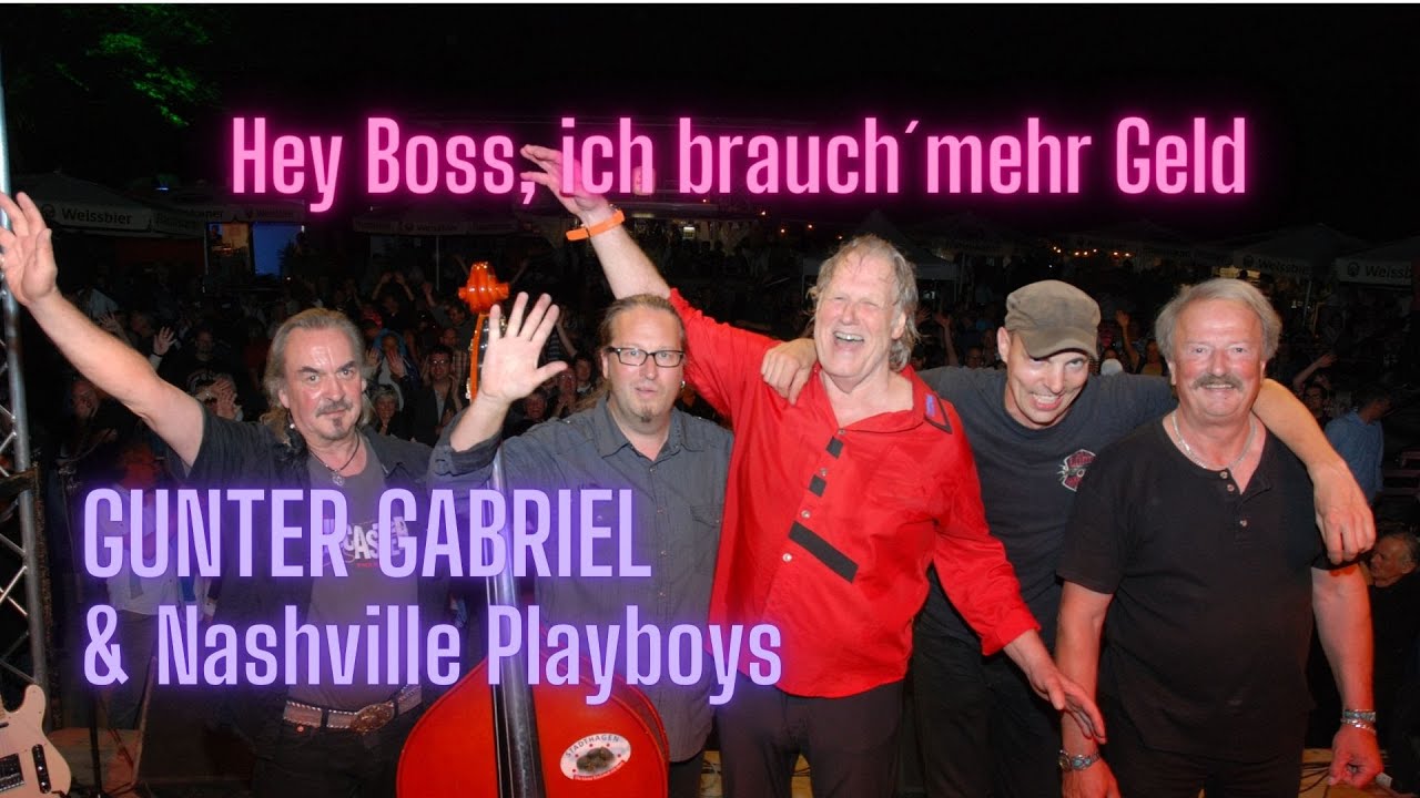 He Boss Ich Brauch Mehr Geld Akkorde Gunter Gabriel - Hey Boss, ich brauch´mehr Geld ( Live ) - YouTube