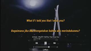 Ali Gatie - What If I Told You That I Love You 'VANBOII REMIX's Terjemahan Indonesia