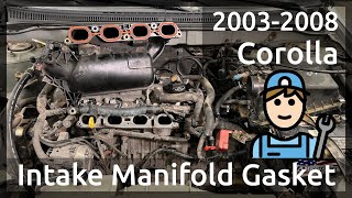 Corolla Intake Manifold Gasket Replacement (2003-2008), Fixing Surging Cold Start Idle