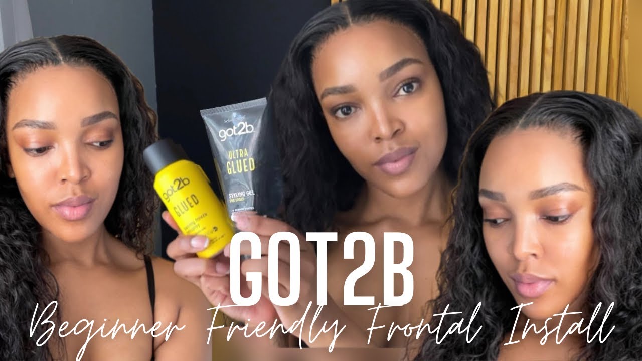 HOW TO INSTALL A LACE FRONTAL WIG FOR BEGINNERS WITH GOT2B GLUED |EASY DETAILED STEP BY STEP INSTALL