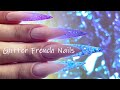 sub)롱~ 프렌치 그라데이션 네일 | 셀프네일아트 | french nails, polygel, nails tutorial