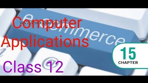Class 12 Computer Applications Chapter 15  E-Commerce (Part-3)