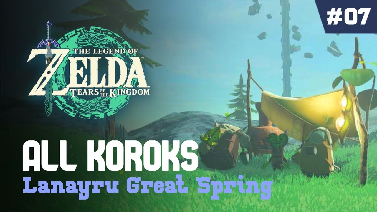 ALL Lanayru Great Spring KOROK Seeds | Zelda Tears of the Kingdom