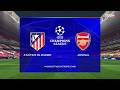 ATLÉTICO DE MADRID VS ARSENAL SEMIFINAL IDA SIMULACION EN VIVO UEFA CHAMPIONS LEAGUE EAFC26