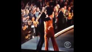 Beck beats out Beyonce for Album Of The Year, and Kanye almost jumps on stage "VMA" style