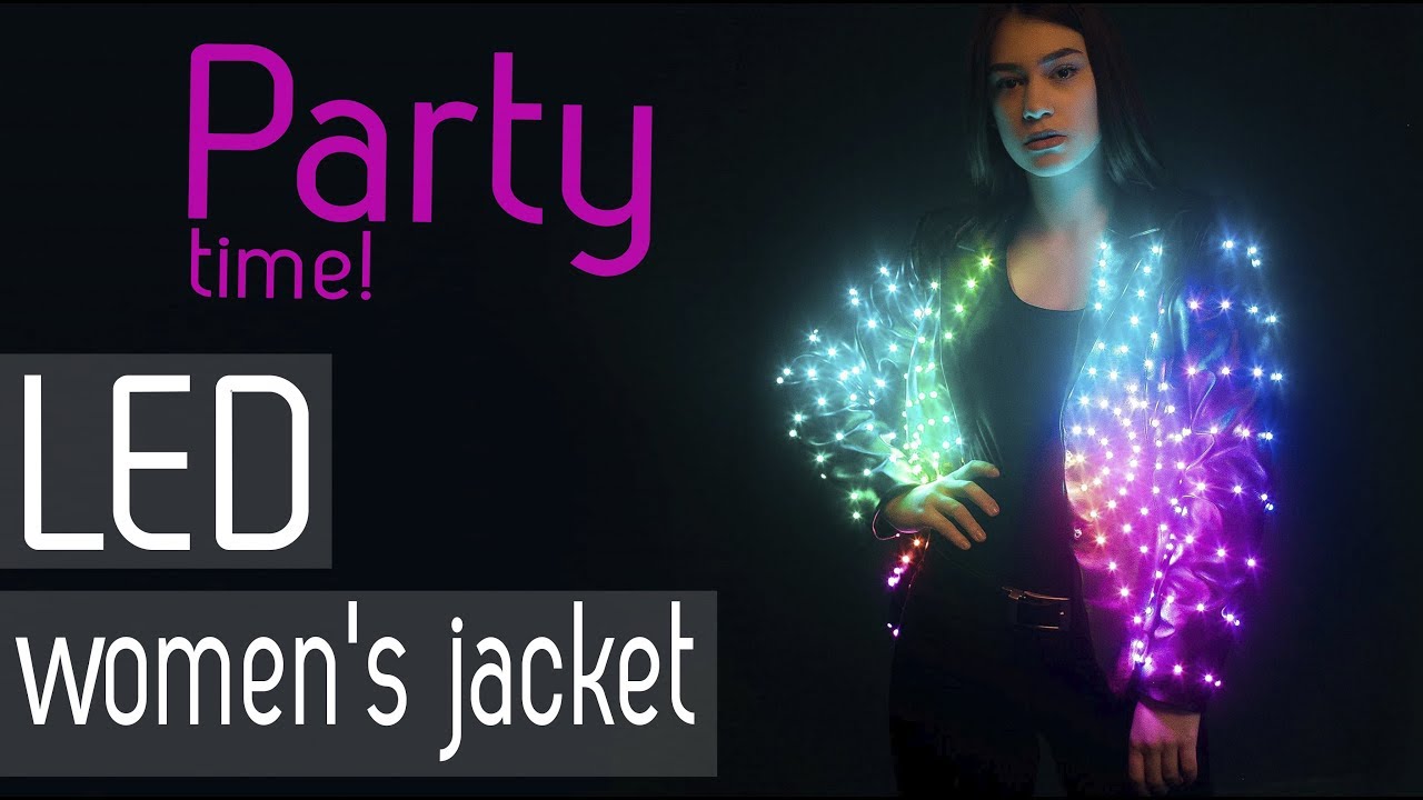 Smart LED Women fashion Jacket. Wearable Technology from ETEREshop! _P18