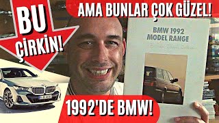 BMW Katalog (1992) E36, M5, K1, 750iL, 850i ve 5 Touring içeren Altın Çağ!