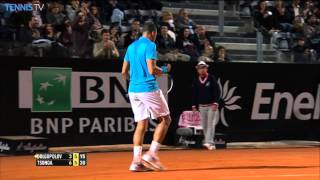 Tsonga Hits Hot Shot In Rome 2014 Wealth