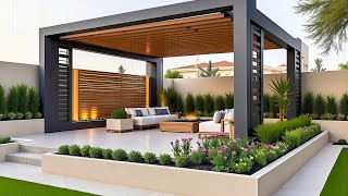 100 Modern Patio Design Ideas 2024 Home Garden Landscaping ideas| Terrace & Rooftop Pergola Design 3