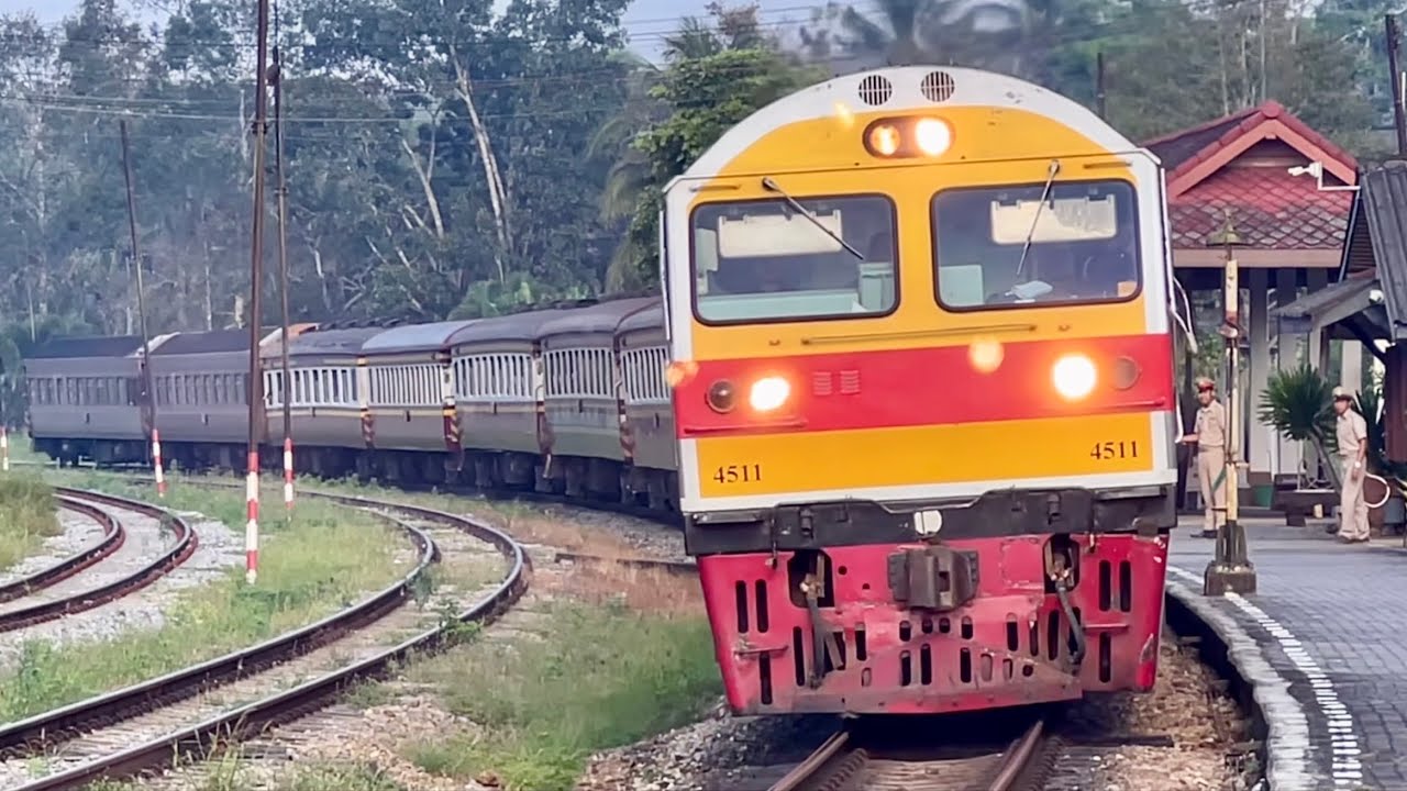 SRT. #แต่ละมุมสวยมาก!? ขับมอเตอร์ไซค์ชมรถไฟสายใต้หลากหลายขบวนช่วงสถานีรถไฟห้วยปริก-สถานีรถไฟเขาพลู