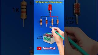 Hoe Maak Je Een 12V Batterij Lage Spanningsindicator Thuis Eenvoudige Diy Batterijmonitor