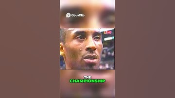 Kobe Bryant’s Message After Losing the Finals 💔 | Mamba Mentality