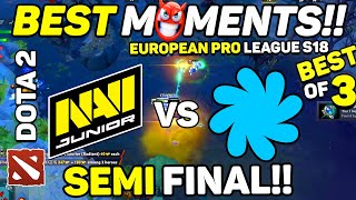 NaVi Junior vs SIBE - SEMI FINAL! - HIGHLIGHTS - European Pro League S18 | Dota 2
