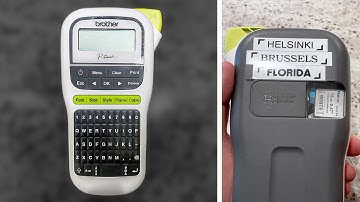 The Brother P-Touch Label Maker is EXCELLENT