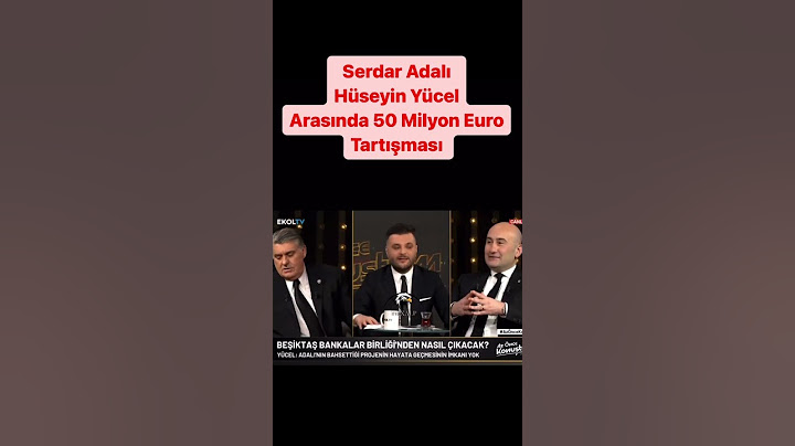 Serdar Adalı Hüseyin Yücel Tartışması Beşiktaş #futbol #spor #süperlig #haber #beşiktaş #tartışma