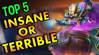 Top 5 Insane Or Terrible Fractured in Alterac Valley Cards - Hearthstone