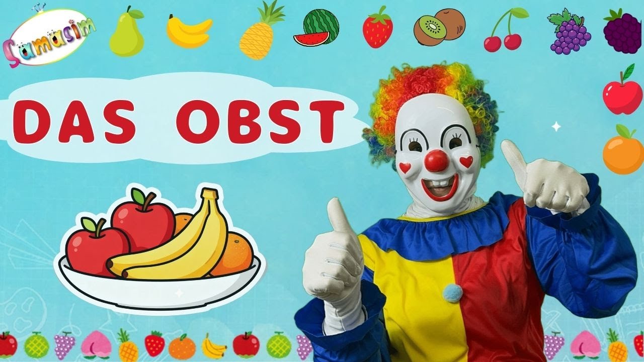 تعليم الفواكه للاطفال بالعربية والالمانية | Obst für Kinder auf Arabisch und Deutsch