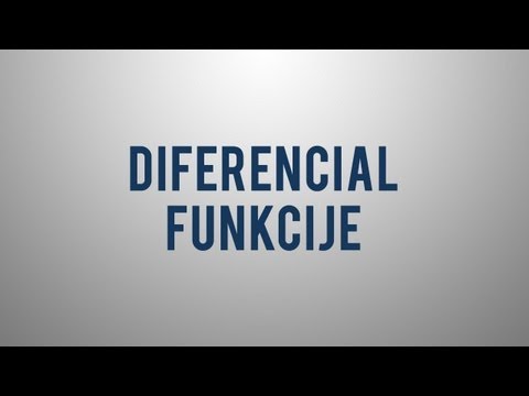 Video: Kako Najti Skupni Diferencial Funkcije