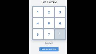 Amazing Puzzle Game Animation using HTML CSS &amp; JavaScript 🧩