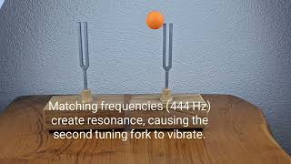Why Does Only One Tuning Fork Vibrate | Resonance Experiment