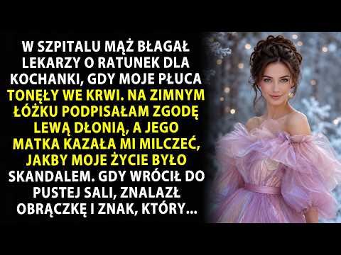 🏥Mąż ratował kochankę, gdy ja umierałam. 💔Podpisałam zgodę własną krwią. Gdy wrócił...