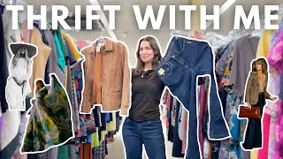 Thrifting 70s FASHION TRENDS + Spring TryOn Haul