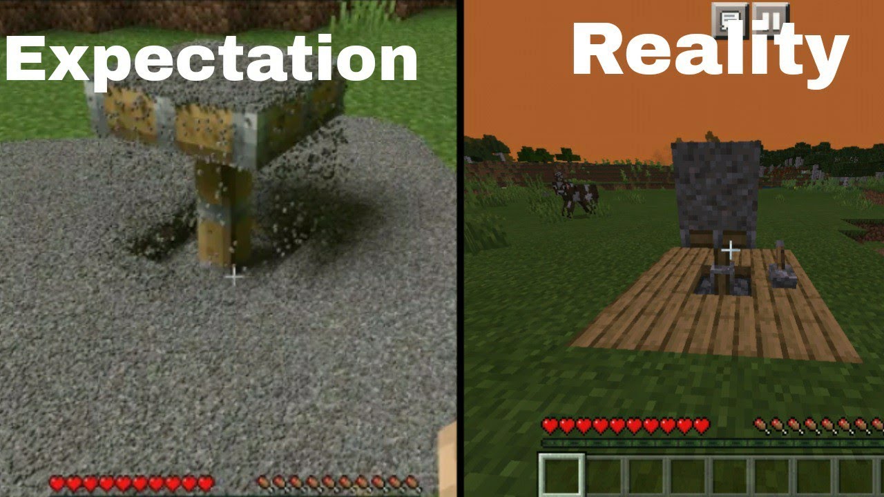 REALISTIC MINECRAFT | Expectation VS Reality #5 - YouTube