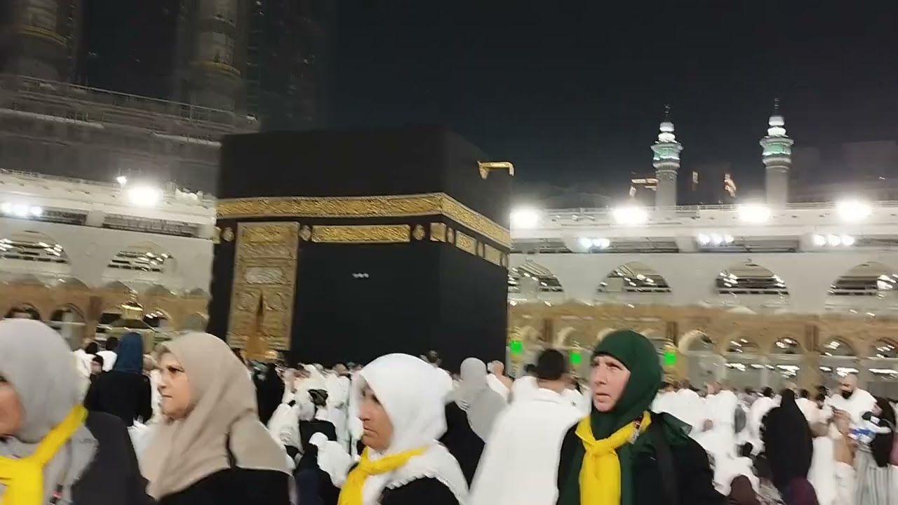 Khana Kaaba Masjid Al Haram Pak Night View