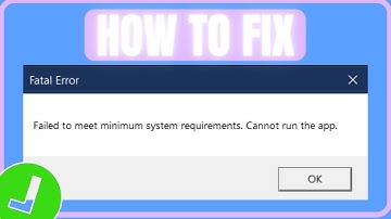 HOW TO FIX HADES 2 FATAL ERROR | Fix Hades 2 Failed To Meet Minimum System Requirements Error