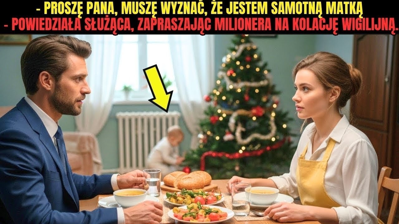 Zaprosiłam mojego milionera-pracodawcę na wigilijną kolację, bo nie mogłam znieść widoku jego pustego domu. Przez trzy miesiące był dla mnie cieniem – uprzejmym, ale zimnym jak stal. Kiedy...