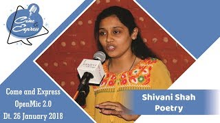 Shivani Shah_"Nazariya" -Poetry_Come And Express 2.0 at Cafe Wrapico , Ahmedabad screenshot 1