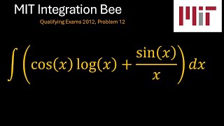 MIT 2012 Integration Bee Qualifying Exams, Problem  12