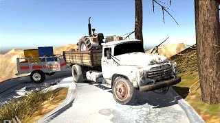 Russian Truck Carry Heavy Tractor On It's Back | Truck Go 3D (By Rooster Games) Android Gameplay HD screenshot 5