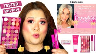 New MCo Beauty Paradise Escape Review  x Jules Sebastian | Tested | Woolworths Makeup