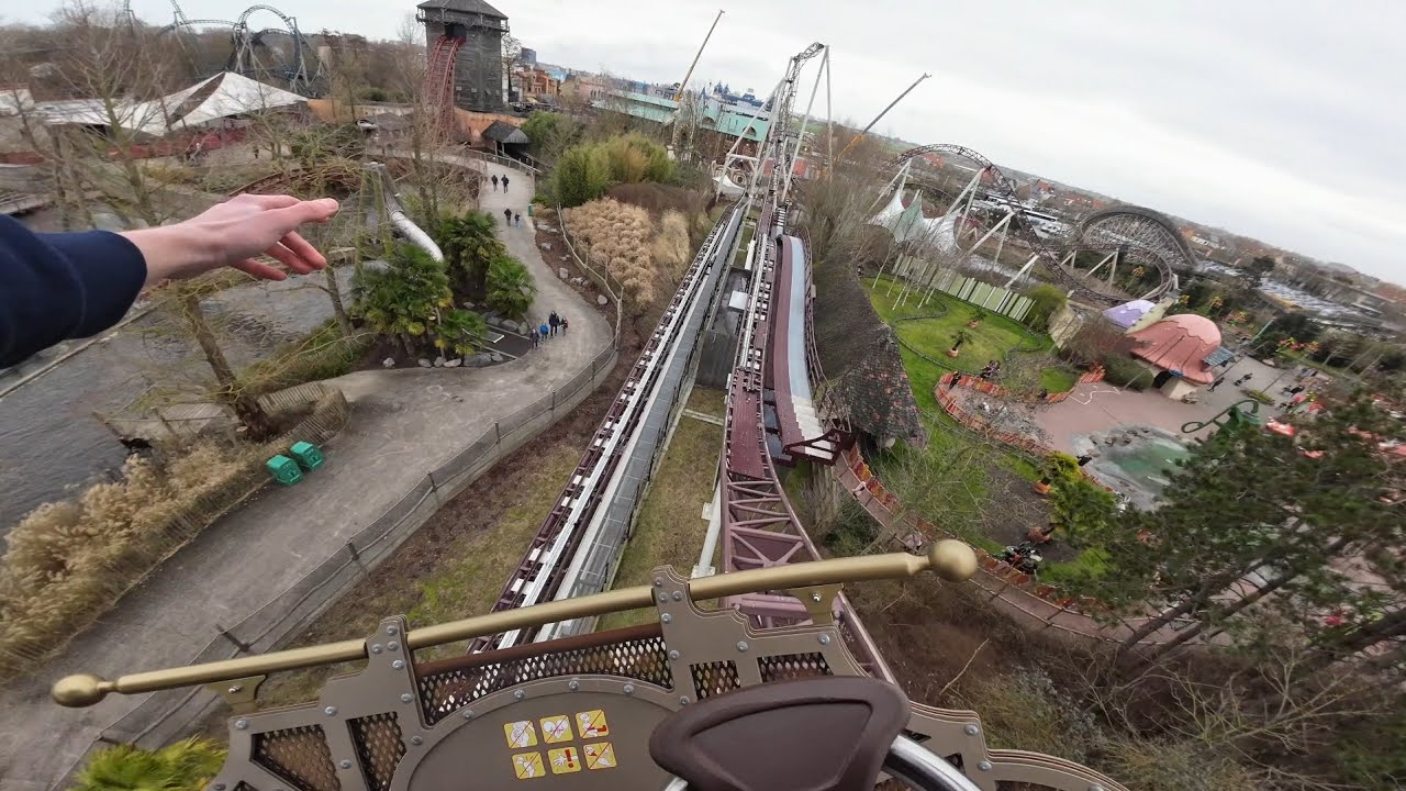 Onride The ride to happiness plopsaland Resort belgium 