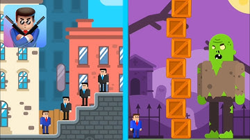 Mr Bullet - Gameplay Walkthrough Part 1 Chapter 1-5 (Android, iOS Gameplay)