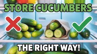 Keep Cucumbers Fresh for Weeks in Refrigerator – Easy Hack! Net Worth
