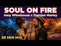 Amy Winehouse &amp; Damian Marley - Soul on Fire | AI Reggae Blues Mix (38 Minutes)