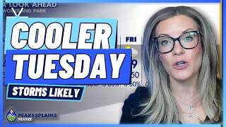Details Cooler Tuesday, With Storm Chances Building Across Southern Colorado Update