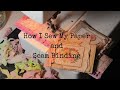 How I Sew My Paper and Seam Binding